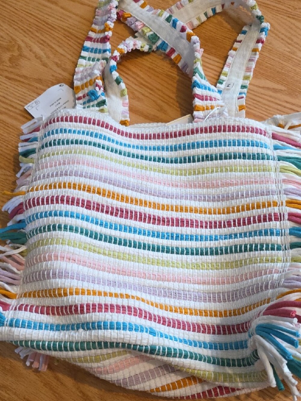 Shiraleah Chicago Striped Chiara Tote & Pouch - Picture 4 of 9